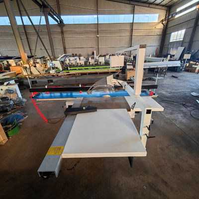 8000r/min 점점 속도 CNC-6132 건설 공사용 이중 블레이드 슬라이딩 테이블 톱