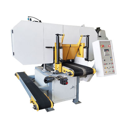 11KW-22KW 메인 모터 파워 MJ400 목재 절단 바퀴와 수평 밴드 톱 기계