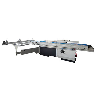 780 KG 무게 MJ3200 45/90 학위 3200mm 밀림에서 목재 작업을위한 슬라이딩 테이블 톱