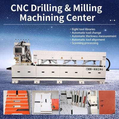 목재 패널 가구 2000kg 용량 PDM780의 CNC 드릴링 프레싱 가공 센터