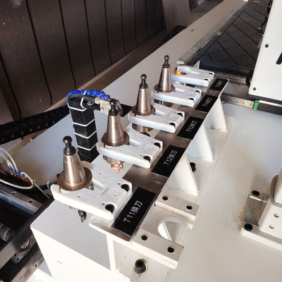 12kw 자동 CNC 가구 문 잠금 힌지 펀칭 보이지 않는 슬롯 머신