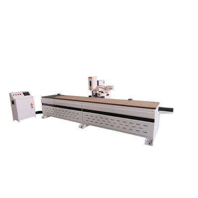 첨단 CNC 문 잠금 구멍 뚫기 힌지 뚫기 기계 750W 세르보 모터 x3