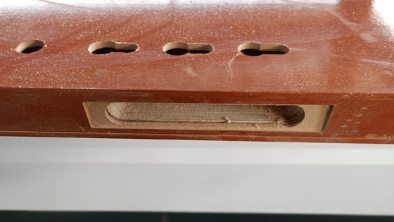 첨단 CNC 문 잠금 구멍 뚫기 힌지 뚫기 기계 750W 세르보 모터 x3