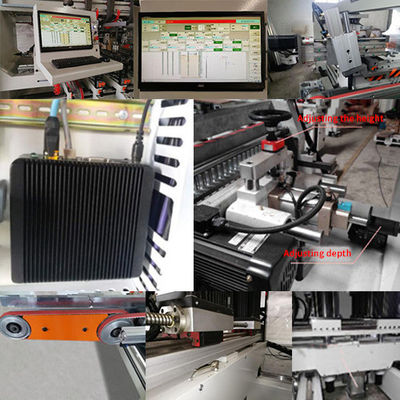 첨단 멀티 라인 목재 CNC 드릴링 기계 8 50mm 가공 두께