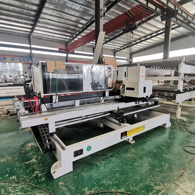 0.6Mpa 공기 압력 서보 모터 이중 머리 CNC 목조 작업 잠금 구멍 열기