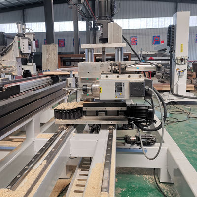 목조공장 기계 26.44kW 전력을 가진 CNC 쌍면 문 잠금 힌지 기계