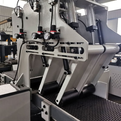 500mm 수평 목재 절단 밴드 톱 스랩 목재 1900 KG 무게 21.12kw 전력