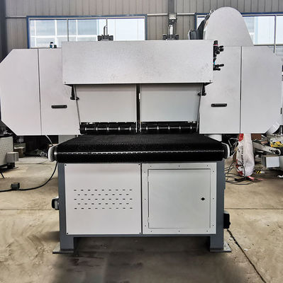 650mm 너비 중량 수평 밴드 톱 기계 18.5kw 톱 바퀴 모터 힘