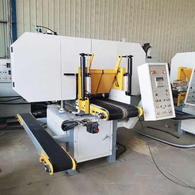 전체 전력 17.22kw 목재 CNC 밴드 톱 기계 MJ400 목재 작업 목재 절단