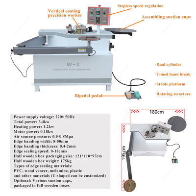 10.8m/min 패널 공급 속도 작은 크기의 목재 제품을 위한 CNC Edge Banding Machine