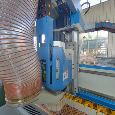 PK2040 ATC CNC 목재 조각 기계 12 도구 자동 전환 및 Dill 머리