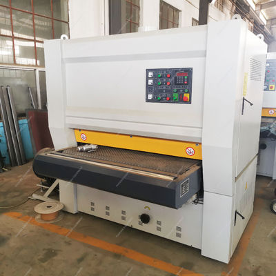 다기능 목재 평면 벨트 샌딩 기계 CNC 쌍 편 테이블 자동