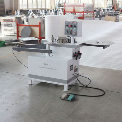 맞춤형 전압 1.4kW W-1 MDF 곡선 가장자리 밴더 접는 팔 가장자리 밴딩 기계