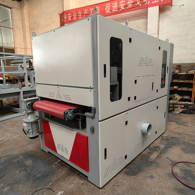 강력한 800mm 자동 금속 데버링 샴퍼링 샌딩 머신 7.5kw * 2 전력