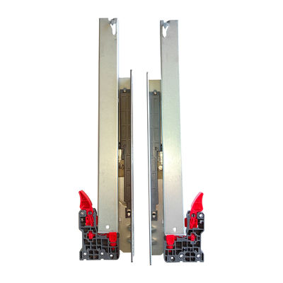 370mm 미니 캐비닛 깊이 캐비닛 드라워 바닥 반등 3 배 숨겨진 슬라이드 레일 303BF-350