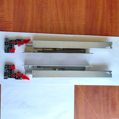 370mm 미니 캐비닛 깊이 캐비닛 드라워 바닥 반등 3 배 숨겨진 슬라이드 레일 303BF-350