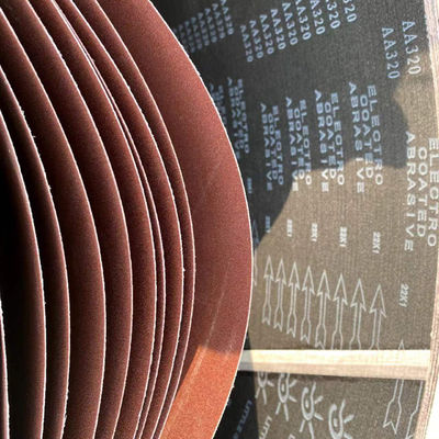 24 RED Abrasive 곡물 크기와 나무 작업 금속 닦기 평면 모래 기계