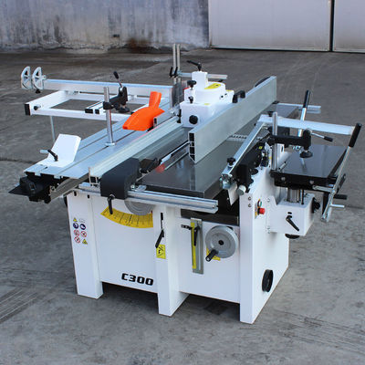 300x1500mm 테이블에 나무를 자르는 C300 스핀드 목조 작업 조합 기계