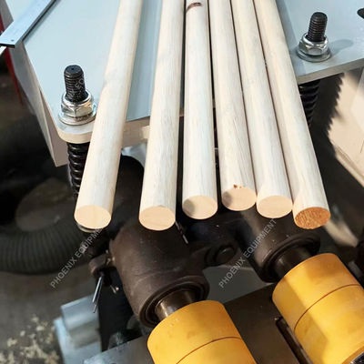 5.5kw*2 파워 목재 원형 목재 막대 모양 기계 목재 막대 1-6pcs 작업 조각