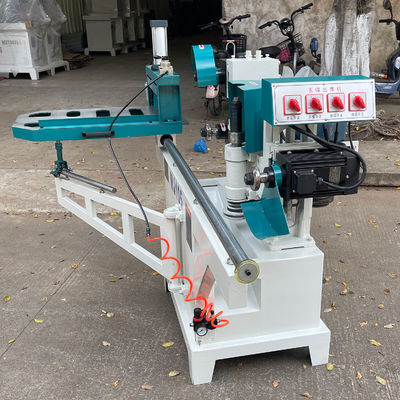 MJ105 이중 가이드 레일 사각형 목재 모트레이스 기계 5 개의 톱 블레이드 7.7kw 무게 380KG