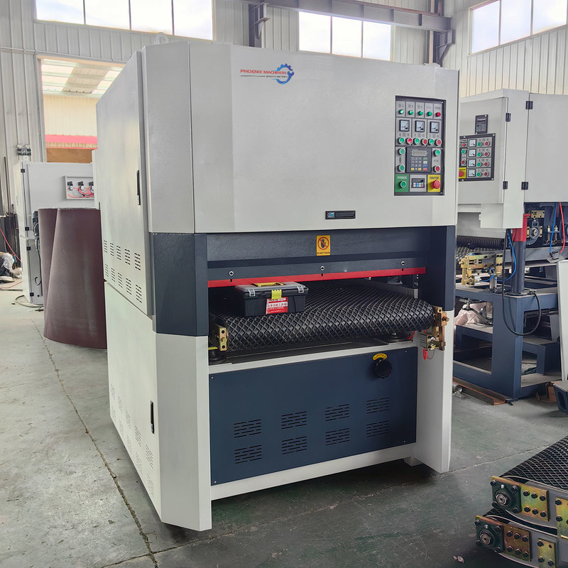 2700 KG 반 자동 B-R-RP1000 나무 문 평면 샌더 기계 폭 1000mm
