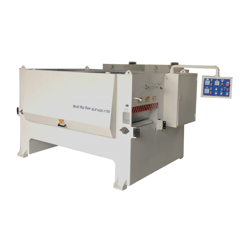 77KW MJF142-1750 2250 목재 블레이드 톱 밀 로그 다중 립 자우를 위한 다중 립 자우 기계