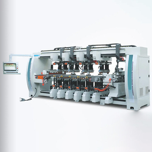 첨단 멀티 라인 목재 CNC 드릴링 기계 8 50mm 가공 두께