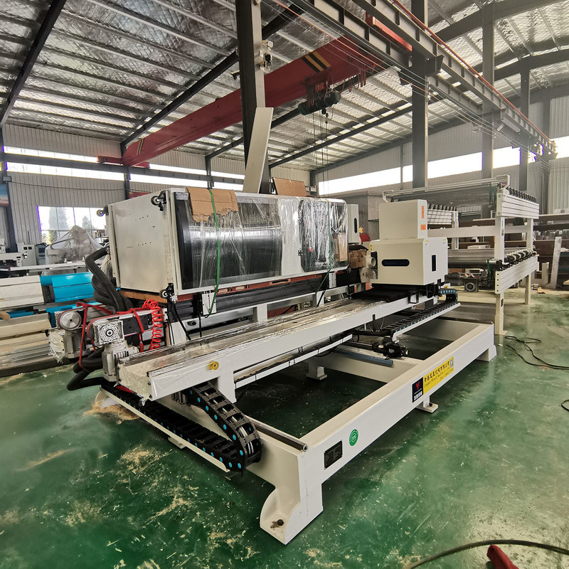 0.6Mpa 공기 압력 서보 모터 이중 머리 CNC 목조 작업 잠금 구멍 열기