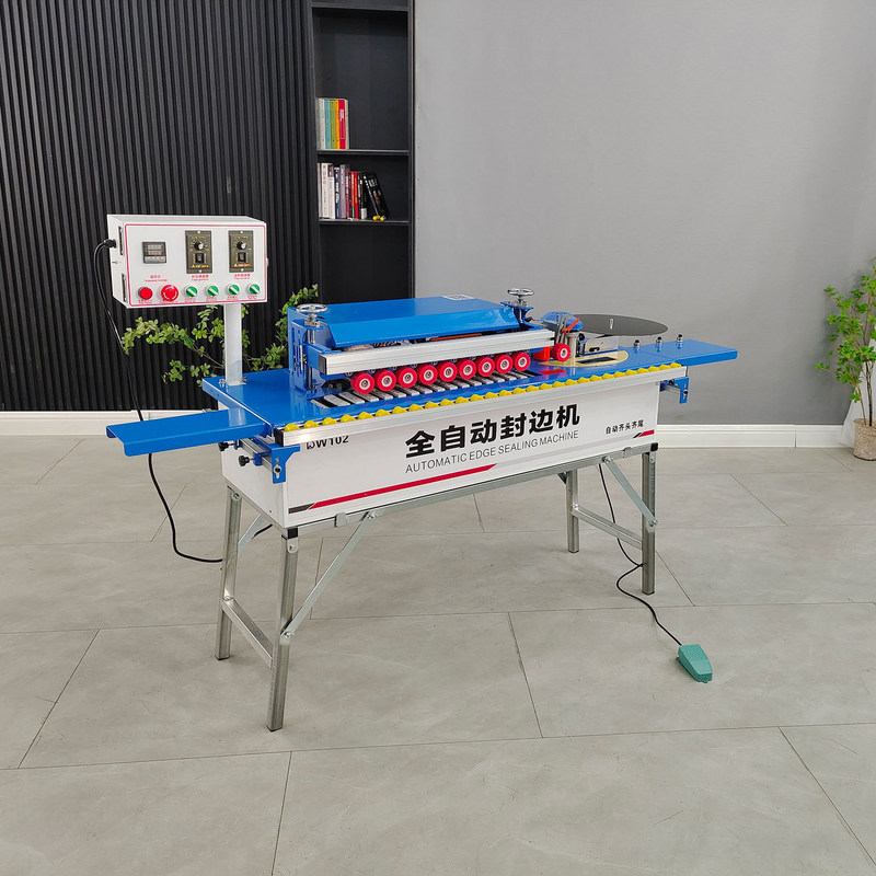 220V / 380V / 사용자 정의 DW102 구부러진 캐비닛 자동 목조 가구 둥근 가장자리 밴딩 밴더