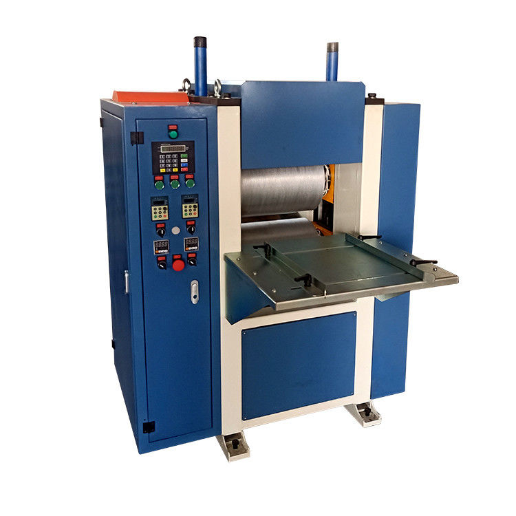 20kW 파워 MDF 및 고체 목재 보드 강철 문판을 위한 목재 곡물 부착 기계