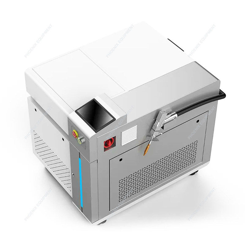 고생산력 1500W 스테인리스 스틸에 대한 수동 휴대용 섬유 레이저 용접 기계