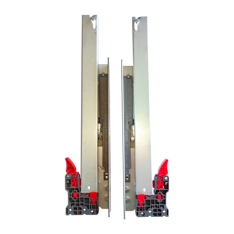 370mm 미니 캐비닛 깊이 캐비닛 드라워 바닥 반등 3 배 숨겨진 슬라이드 레일 303BF-350