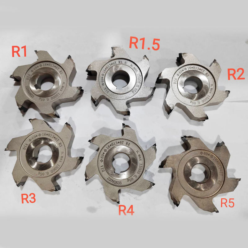 KDT Edge Banding Machine Part Six Blade Slot MDF 목재판을 위한 목재 밀링 커터
