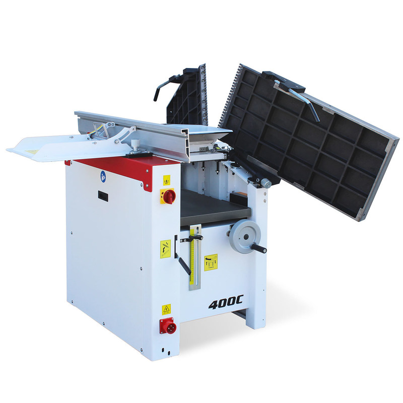 400x1800mm 작업 테이블 완전 자동 목재 두꺼워기 플래너 조합 기계